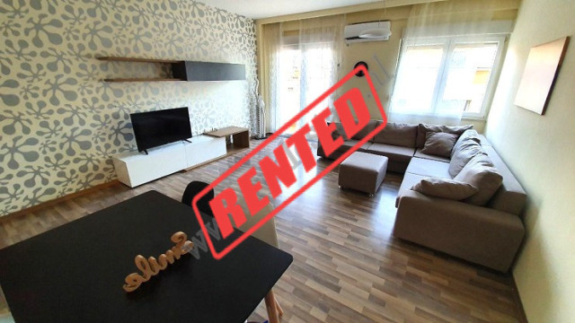 Two bedroom apartment for rent in Shyqyri Berxolli Street, in the Myslym Shyri area in Tirana.&nbsp;